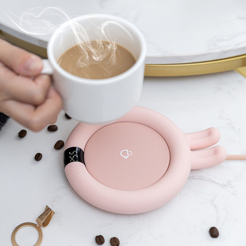 JMT-259018 Constant Temperature Touch-Control Heating Coaster with Timed Function