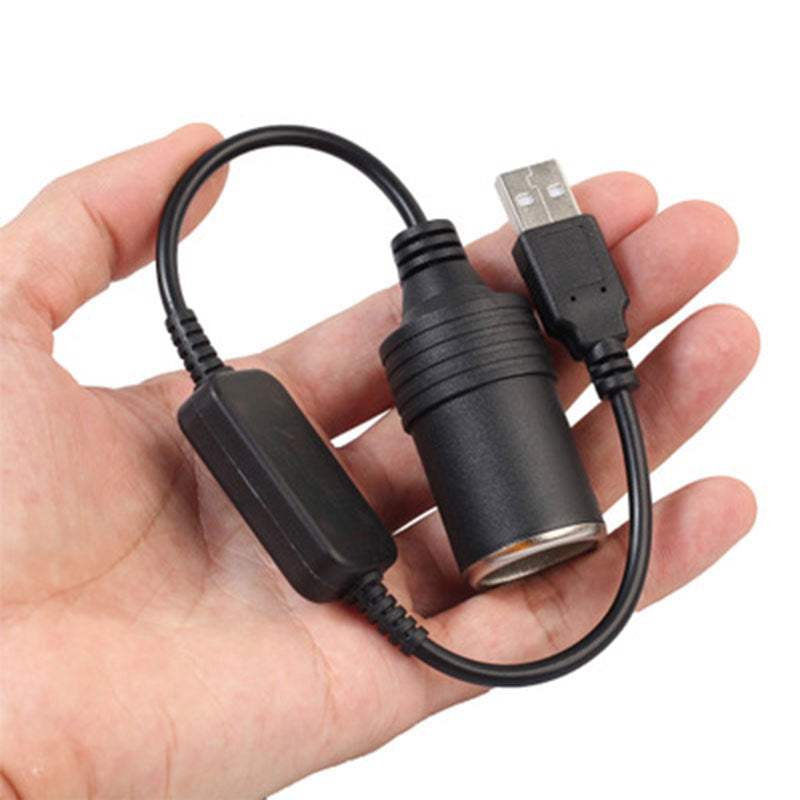 JMT-259274 USB Retractable Car Cigarette Lighter for Electronic Devices, 12V Output Power