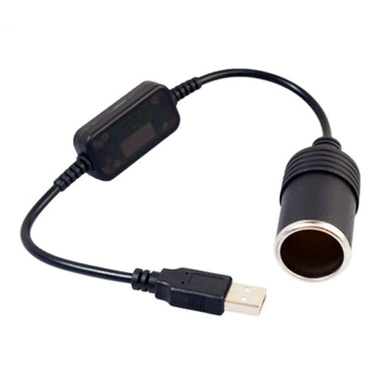 JMT-259274 USB Retractable Car Cigarette Lighter for Electronic Devices, 12V Output Power