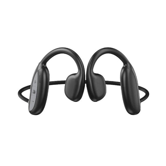 JMT-261066 Bone Conduction Bluetooth Headset with Card - 10m Range, Stereo Sound, Battery Display, Call Function, Black