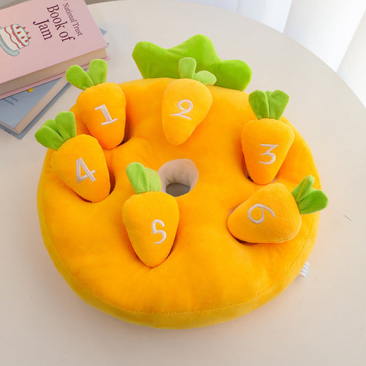 JMT-261066 Interactive Plush Strawberry Snuffle Mat for Dogs, Bunnies, and Guinea Pigs - Engage and Entertain