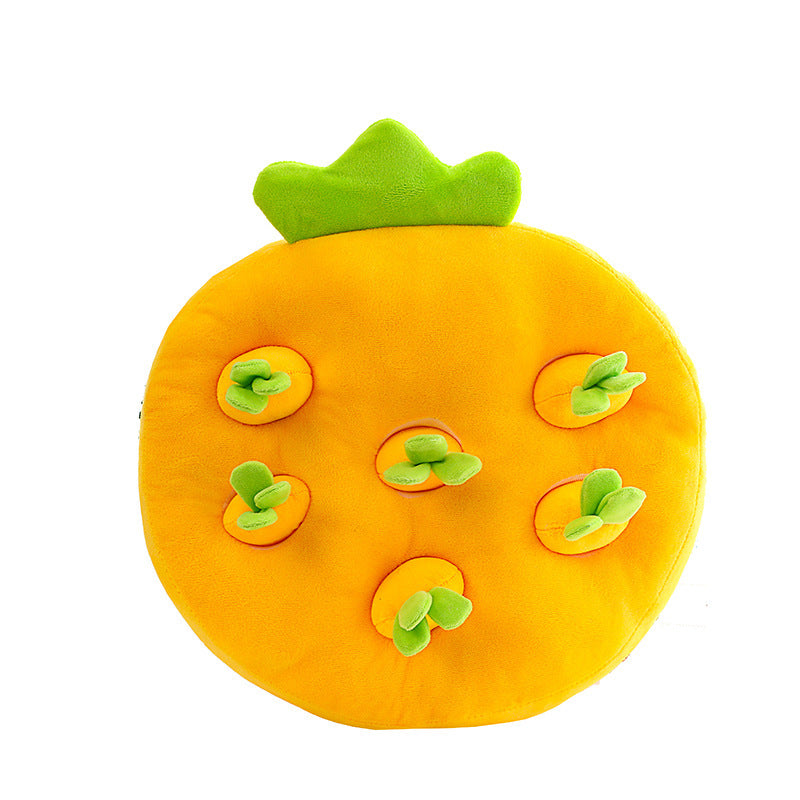 JMT-261066 Interactive Plush Strawberry Snuffle Mat for Dogs, Bunnies, and Guinea Pigs - Engage and Entertain