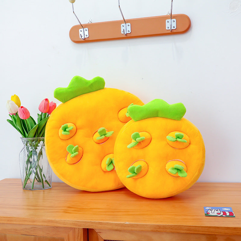 JMT-261066 Interactive Plush Strawberry Snuffle Mat for Dogs, Bunnies, and Guinea Pigs - Engage and Entertain