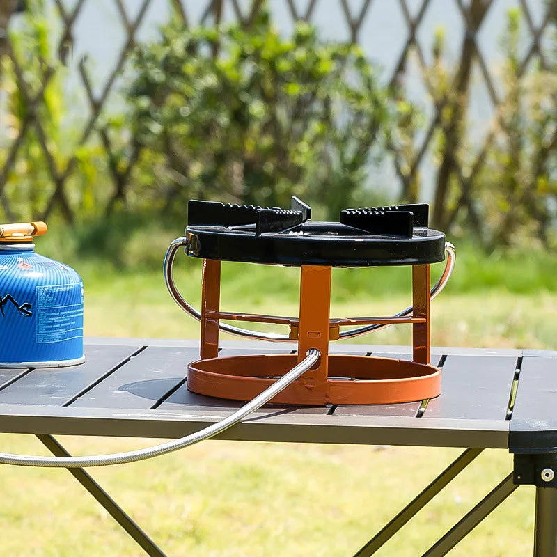 JMT-261130 Portable Outdoor Camping Stove with Holder - Lightweight Gas Stove for Easy Transportation