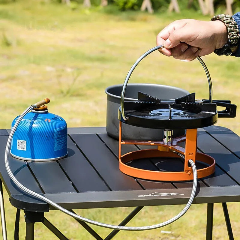 JMT-261130 Portable Outdoor Camping Stove with Holder - Lightweight Gas Stove for Easy Transportation