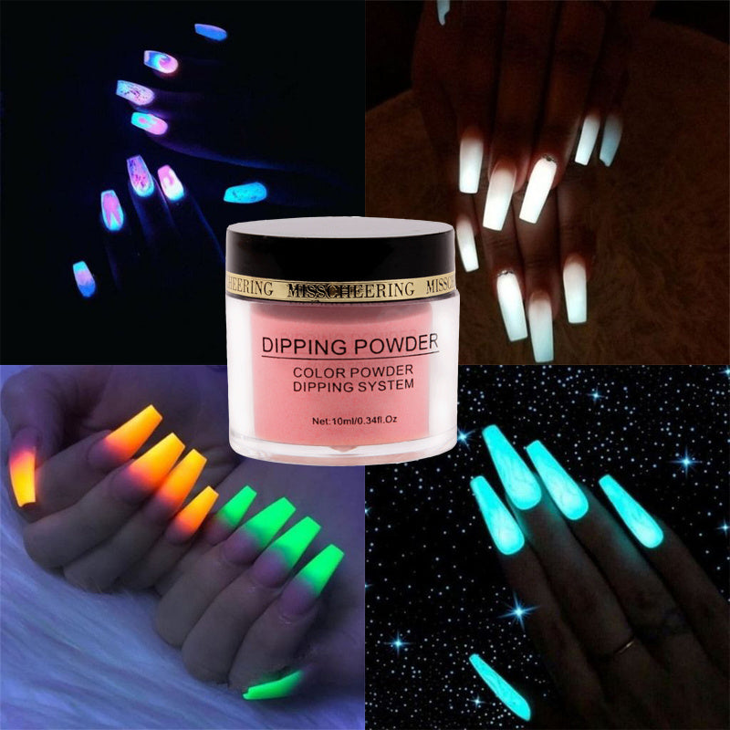 JMT-261386 Luminous Acrylic Nail Powder - 10ml, Various Infiltrating Color Options DPY-01 to DPY-10, Two-in-One Primer Seal Layer
