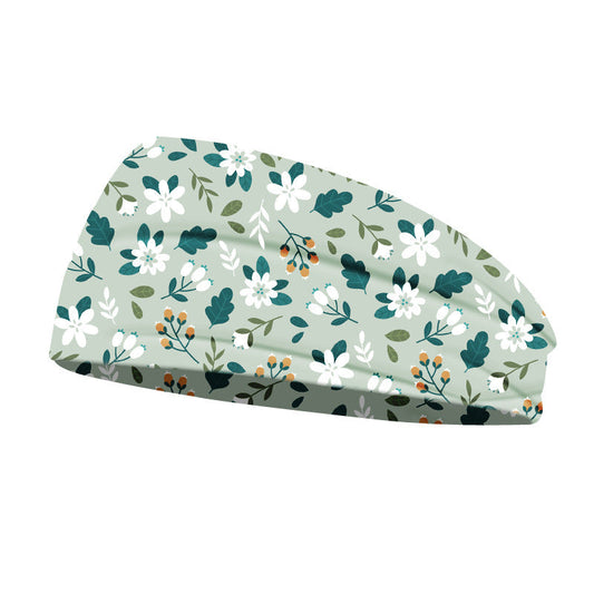 JMT-261770 Breathable Wide Brim Yoga Headband for Women - Soft Polyester Fiber Hairband