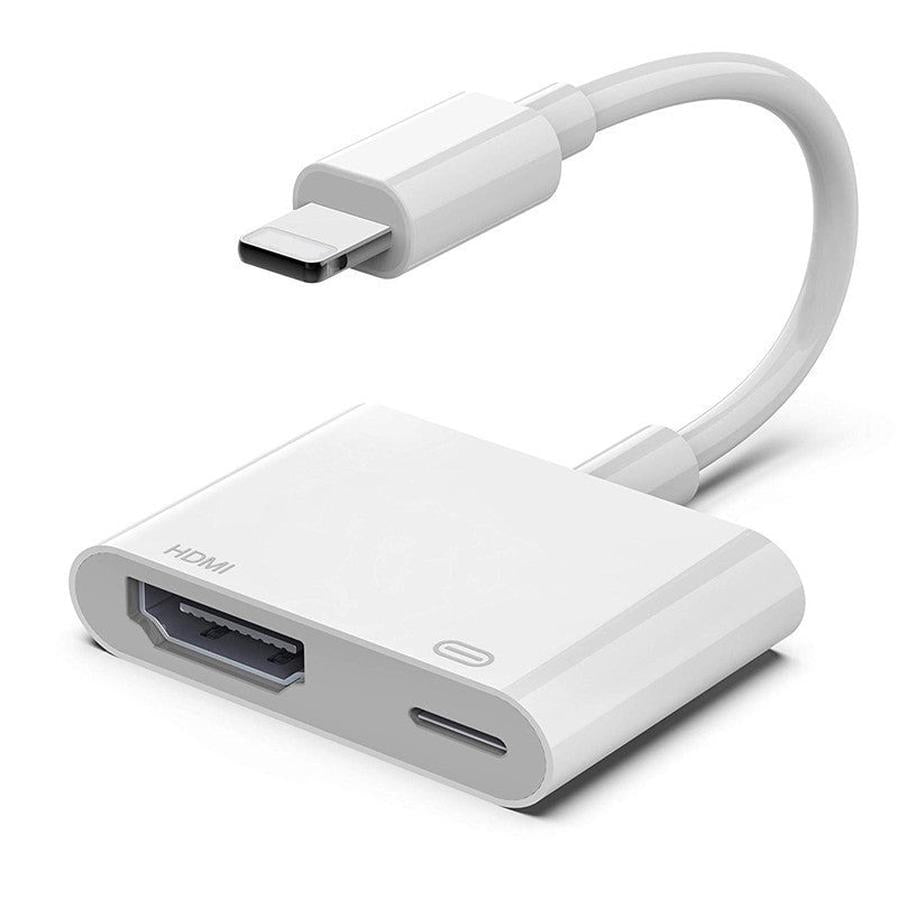 JMT-262026 HDMI Projector Adapter Cable - 1080P Resolution, 0.18m Length, On-Screen Converter in White