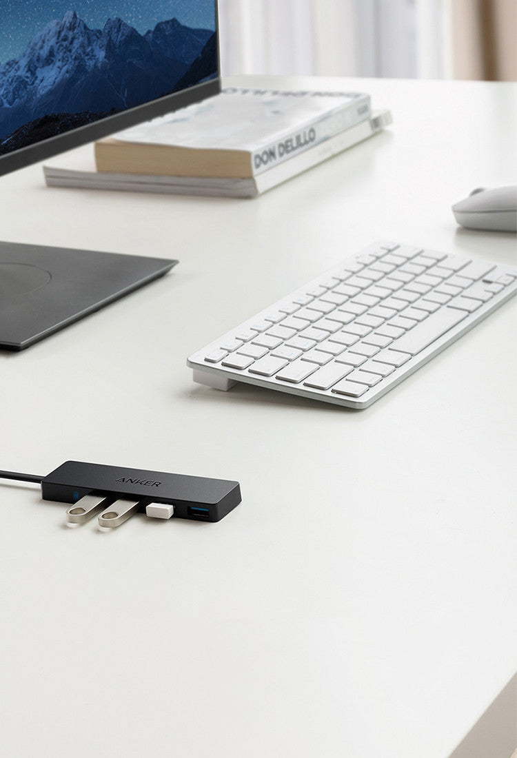 JMT-262410 High-Speed 4-Port USB 3.0 Hub for Laptop Connectivity