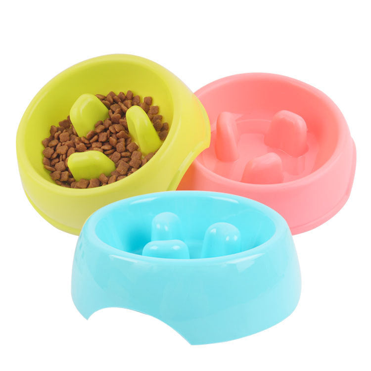 JMT-262410 Snail-Shaped Slow Feed Dog Bowl for Healthy Eating and Obesity Prevention