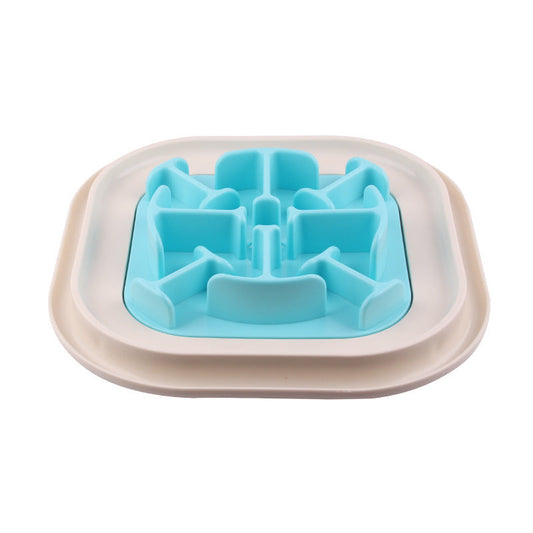 JMT-262410 Snail-Shaped Slow Feed Dog Bowl for Healthy Eating and Obesity Prevention
