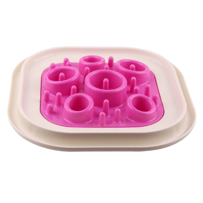 JMT-262410 Snail-Shaped Slow Feed Dog Bowl for Healthy Eating and Obesity Prevention