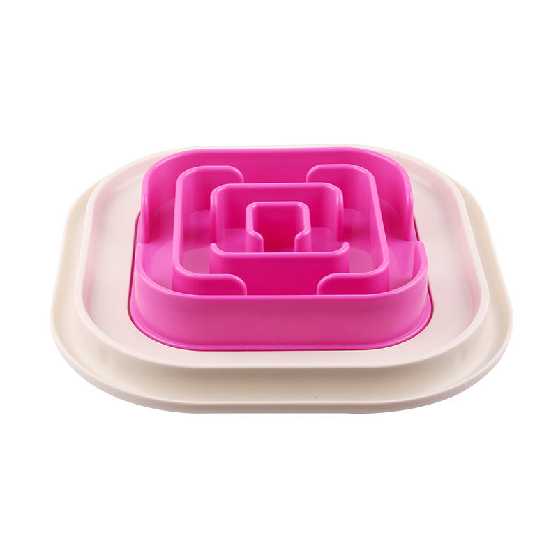 JMT-262410 Snail-Shaped Slow Feed Dog Bowl for Healthy Eating and Obesity Prevention