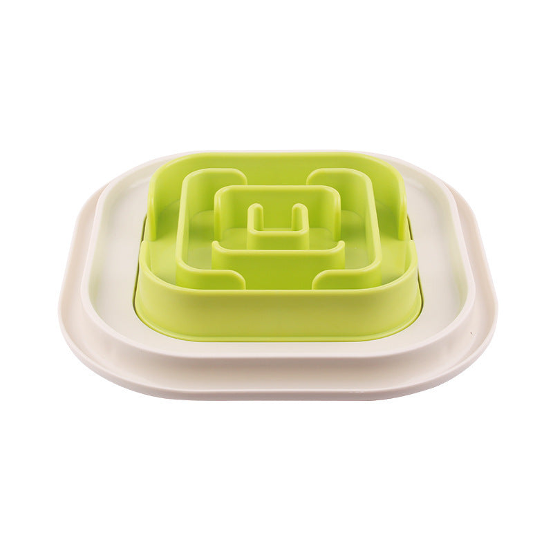 JMT-262410 Snail-Shaped Slow Feed Dog Bowl for Healthy Eating and Obesity Prevention