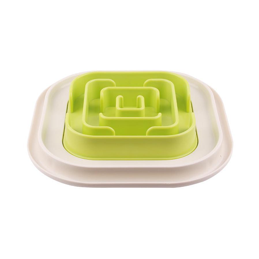 JMT-262410 Snail-Shaped Slow Feed Dog Bowl for Healthy Eating and Obesity Prevention