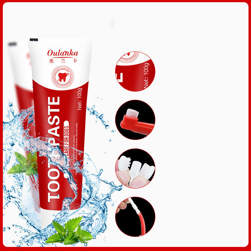 JMT-262474 Pet Toothbrush Set - Durable and Effective Cleaning Tool for Pet Oral Care