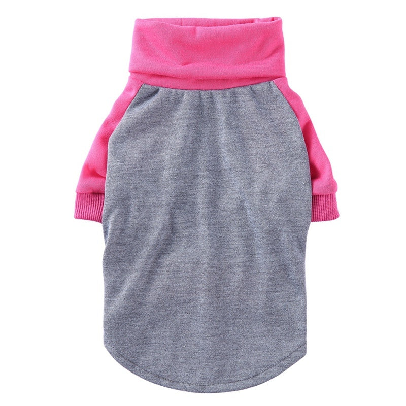 JMT-262858 Striped Turtleneck Pullover Pet Sweatshirt for Dogs in Multiple Sizes