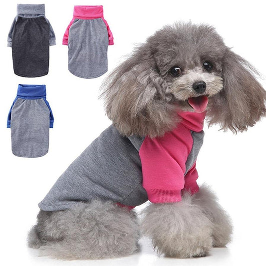 JMT-262858 Striped Turtleneck Pullover Pet Sweatshirt for Dogs in Multiple Sizes