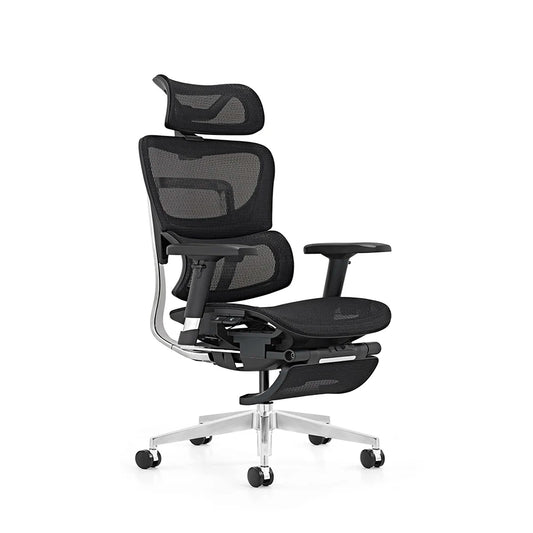 JMT-262986 Ergonomic Adjustable Office Chair with 3D Armrests and Mesh Back Support for Managers