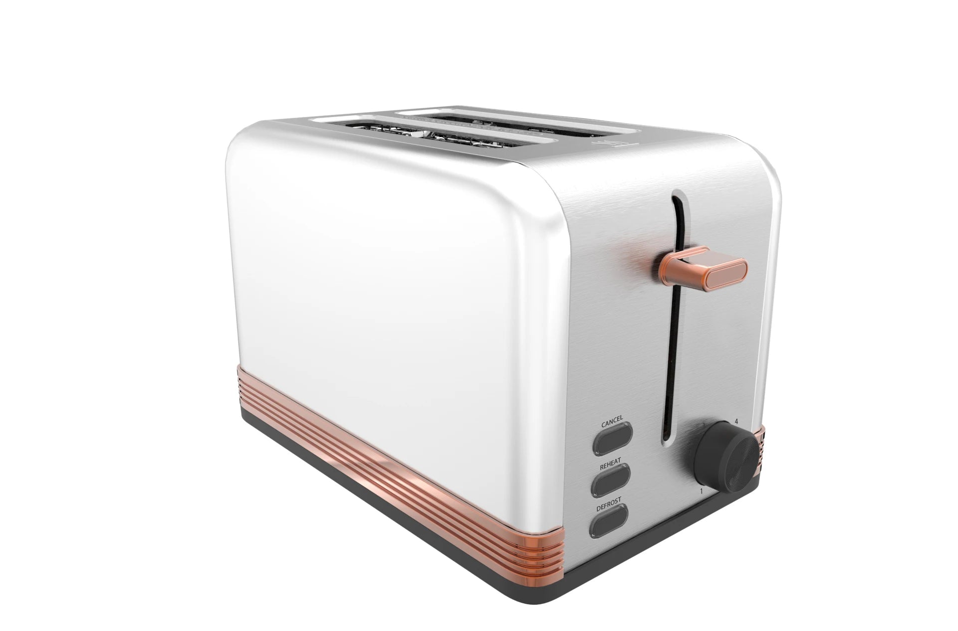 JMT-263050 Stainless Steel 2-Slice Toaster with Defrost Function for Efficient Toasting