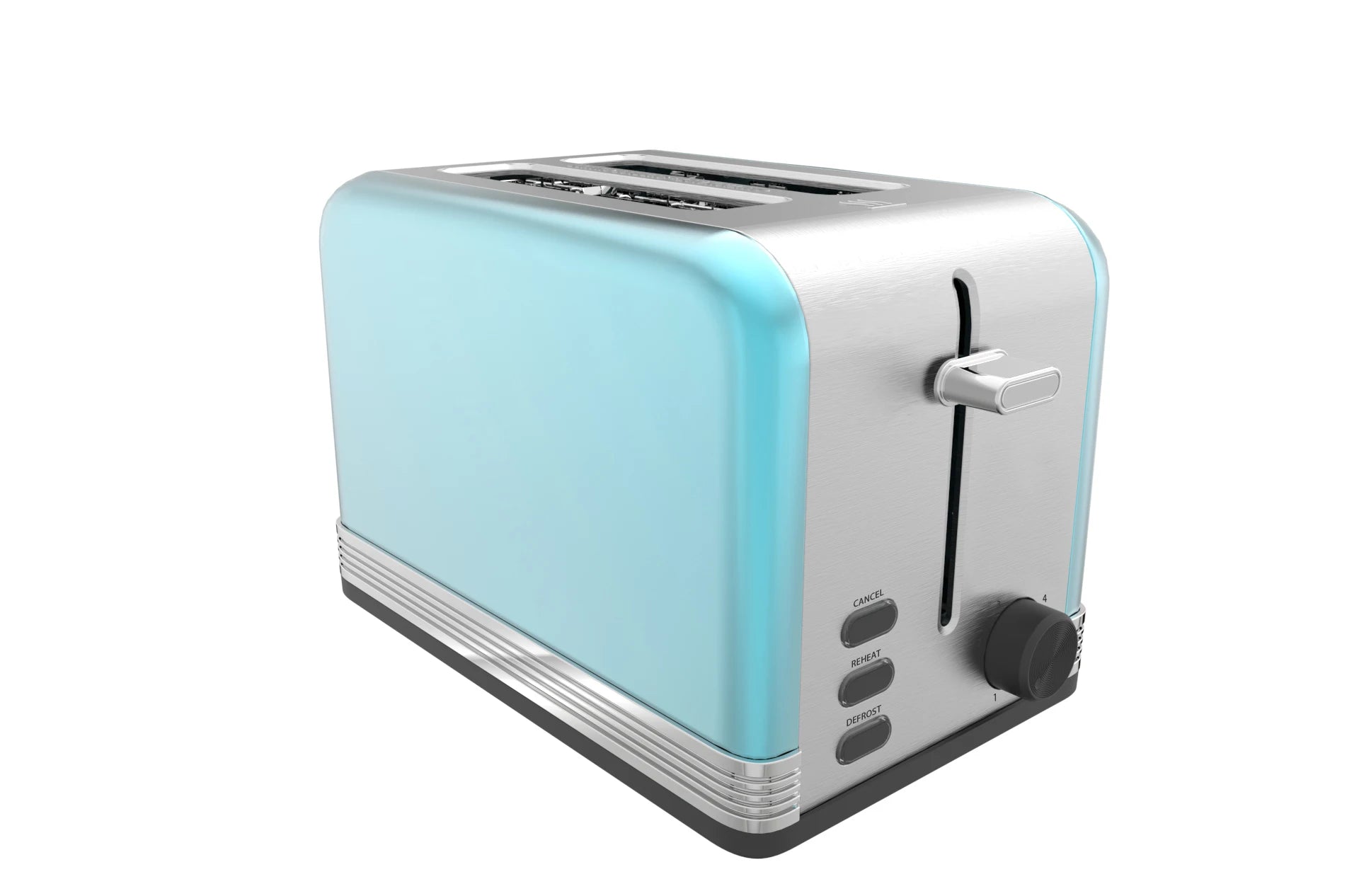 JMT-263050 Stainless Steel 2-Slice Toaster with Defrost Function for Efficient Toasting