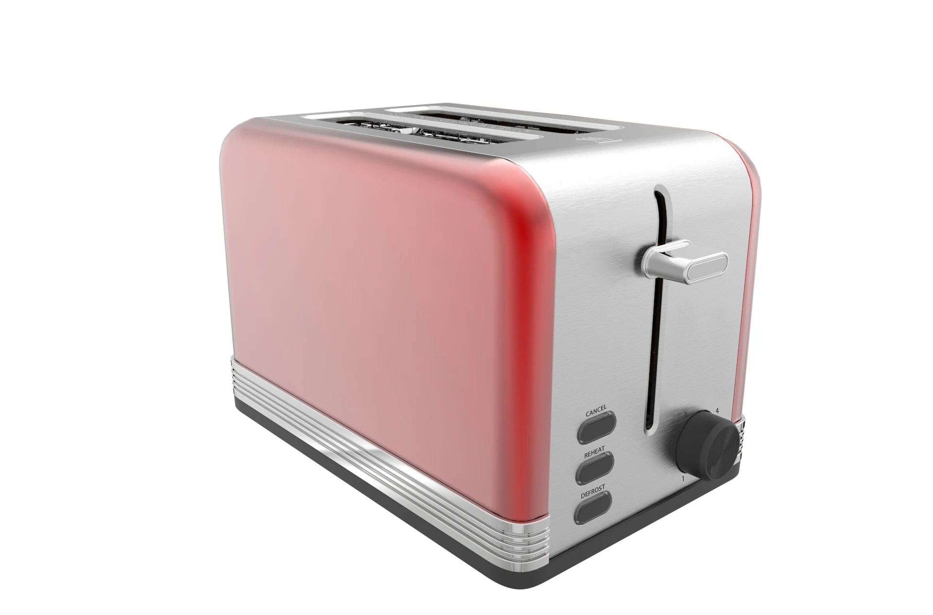 JMT-263050 Stainless Steel 2-Slice Toaster with Defrost Function for Efficient Toasting