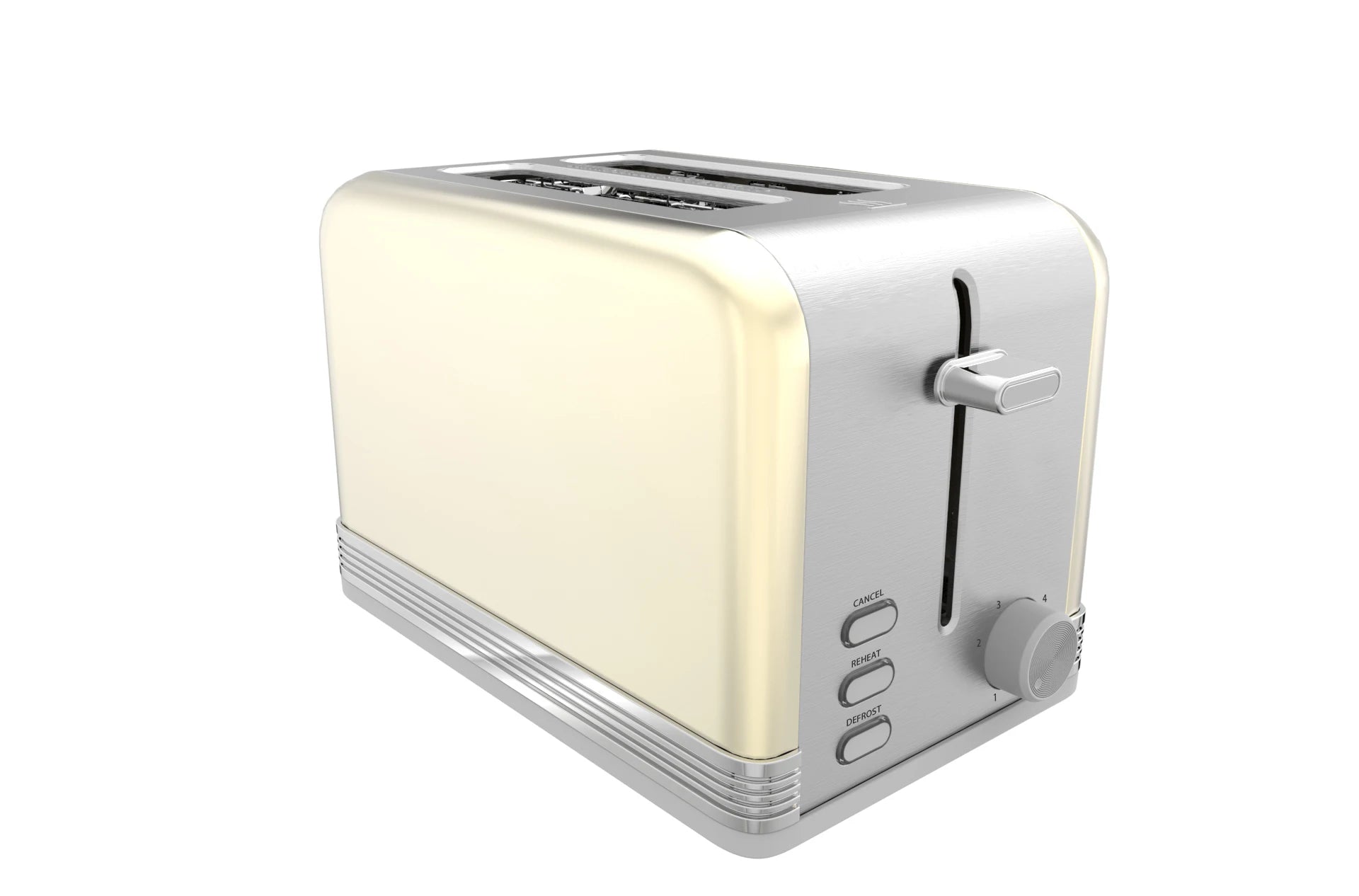 JMT-263050 Stainless Steel 2-Slice Toaster with Defrost Function for Efficient Toasting