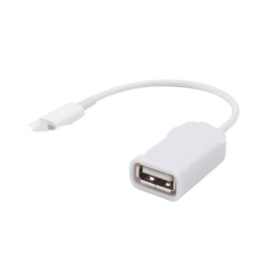 JMT-263562 USB to Lightning 8-Pin OTG Adapter Cable for iPhone - Compatible with iOS 10.2 and 14.3, 17CM Length, Durable Design