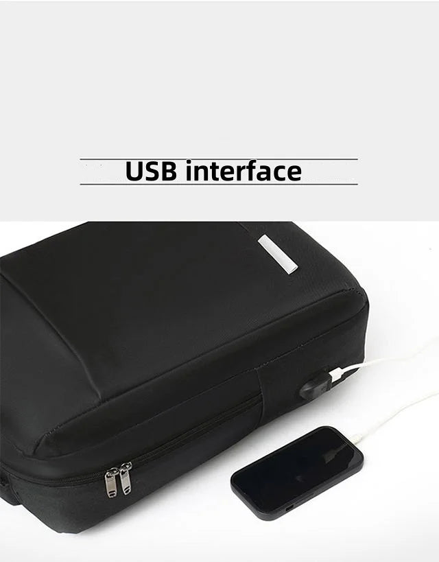 JMT-263562 Unisex Travel Backpack with USB Port and Waterproof Custom Polyester for Business and Laptop Use