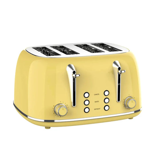 JMT-264202 Electric 4-Slice Toaster with Defrost and Reheat Functions, Ideal for Home Use
