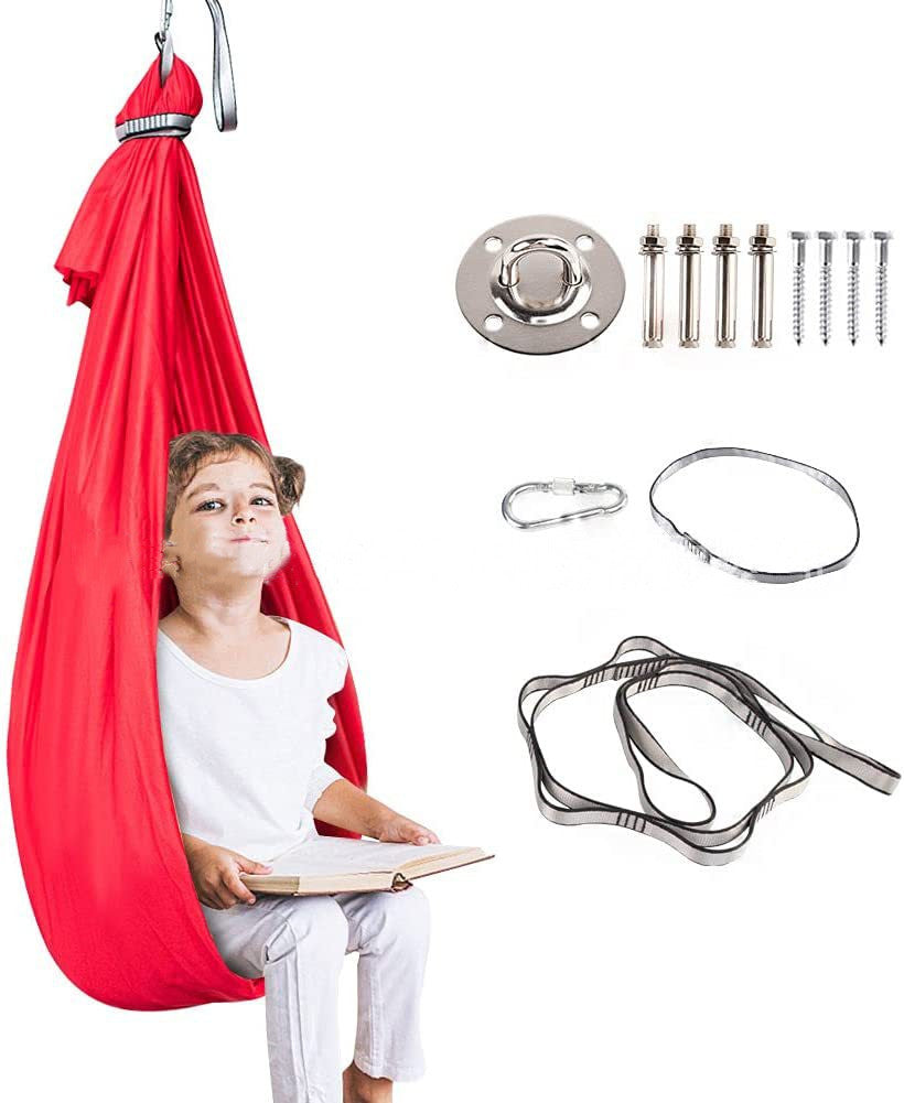 JMT-264458 Child-Friendly Elastic Hammock for Indoor and Outdoor Use