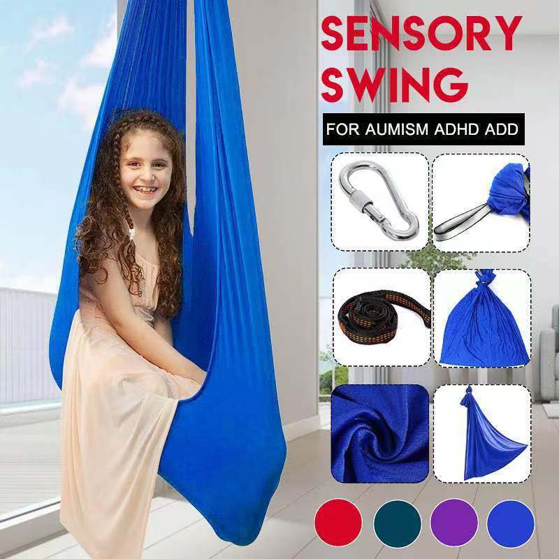 JMT-264458 Child-Friendly Elastic Hammock for Indoor and Outdoor Use