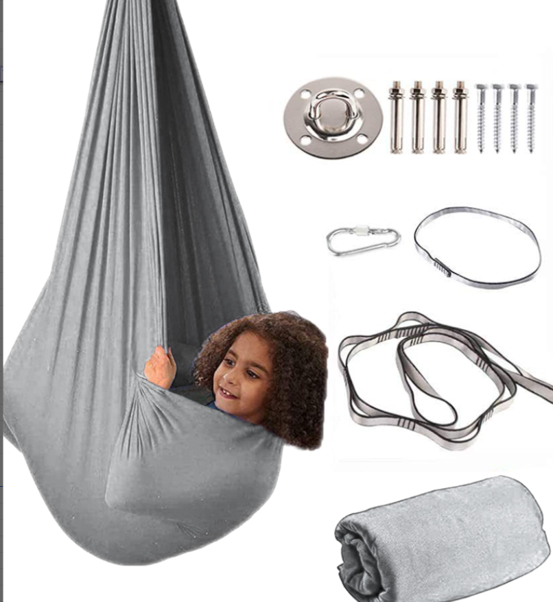 JMT-264458 Child-Friendly Elastic Hammock for Indoor and Outdoor Use