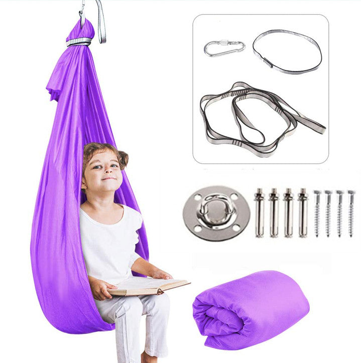 JMT-264458 Child-Friendly Elastic Hammock for Indoor and Outdoor Use