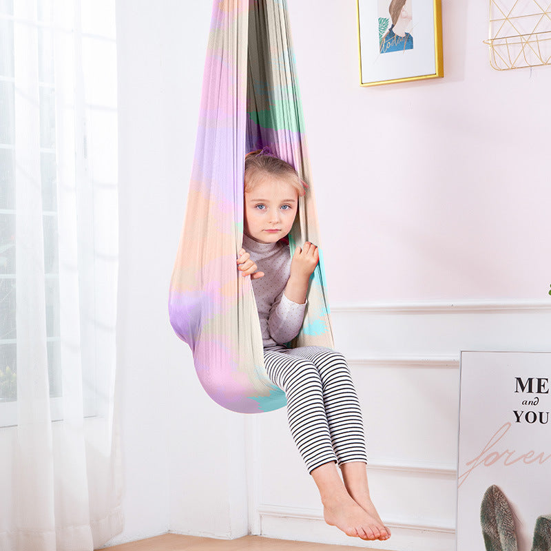 JMT-264458 Child-Friendly Elastic Hammock for Indoor and Outdoor Use