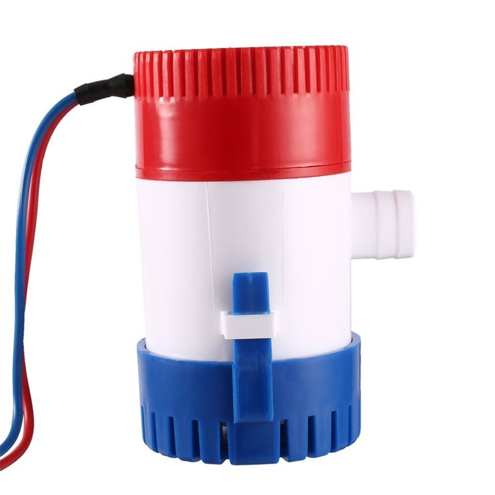 JMT-264714 Micro DC Submersible Pump for Bilge, Fish Tanks, and Agricultural Watering - 12V/24V, 70L/min Output