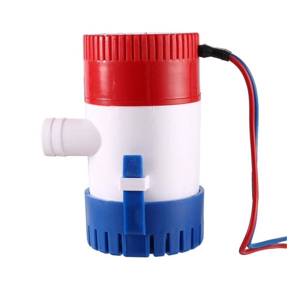 JMT-264714 Micro DC Submersible Pump for Bilge, Fish Tanks, and Agricultural Watering - 12V/24V, 70L/min Output