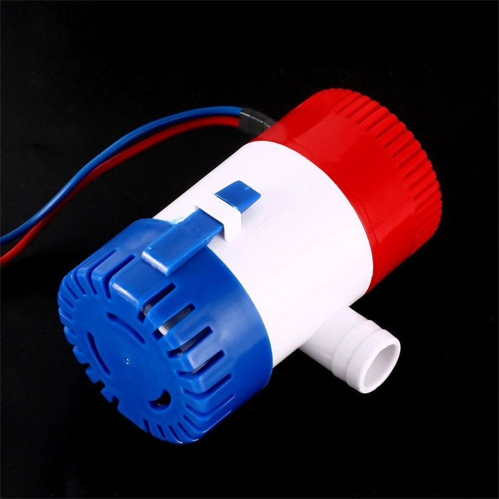 JMT-264714 Micro DC Submersible Pump for Bilge, Fish Tanks, and Agricultural Watering - 12V/24V, 70L/min Output