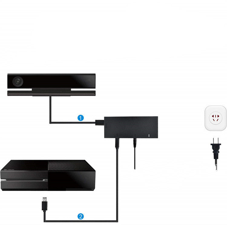 JMT-264714 Power Adapter for Xbox One S/X - Somatosensory 2.0, Compatible with Windows 10 System
