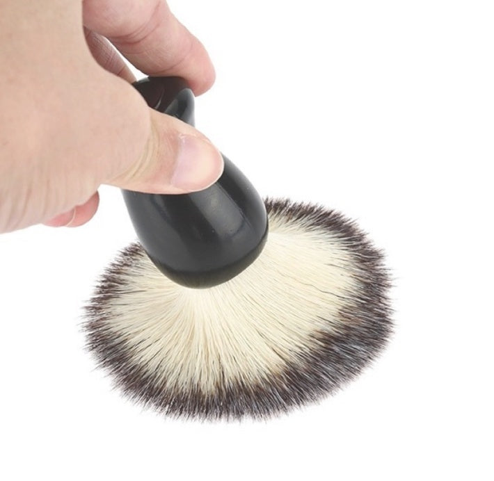 JMT-264778 Men's Non-Shedding Shaving Brush with Rubber Plastic Handle, 10CM Height
