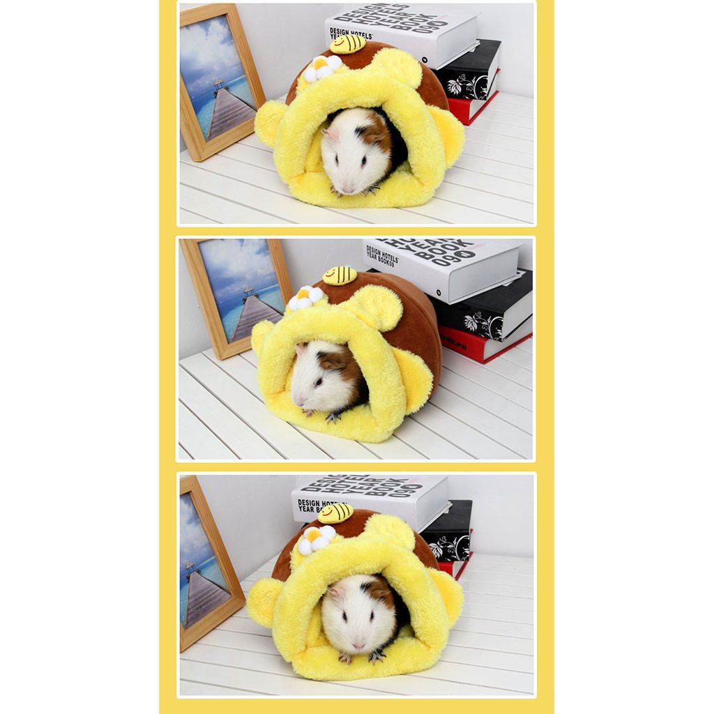 JMT-264842 Cozy Semi-Enclosed Pet Sleeping Bed Nest in Soft Plush Material, Size S