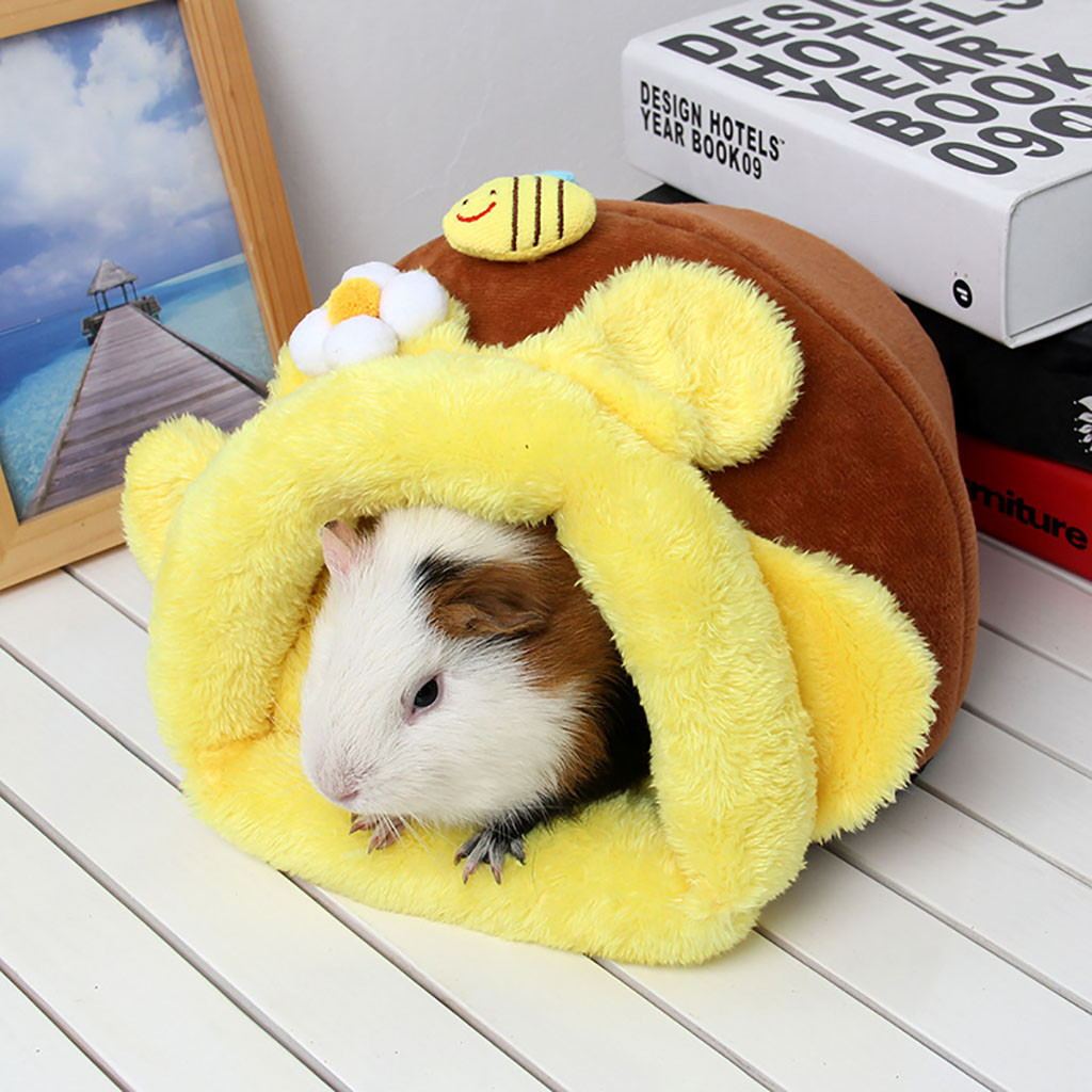 JMT-264842 Cozy Semi-Enclosed Pet Sleeping Bed Nest in Soft Plush Material, Size S