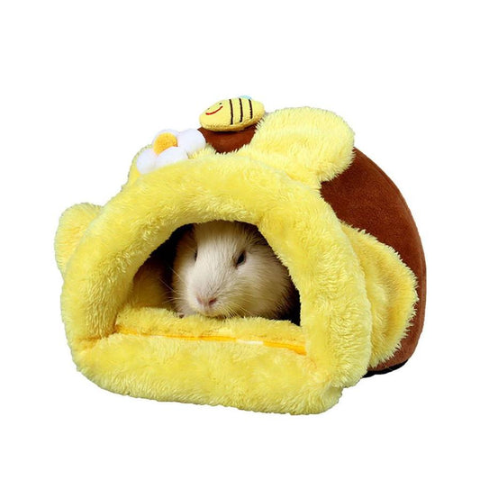 JMT-264842 Cozy Semi-Enclosed Pet Sleeping Bed Nest in Soft Plush Material, Size S