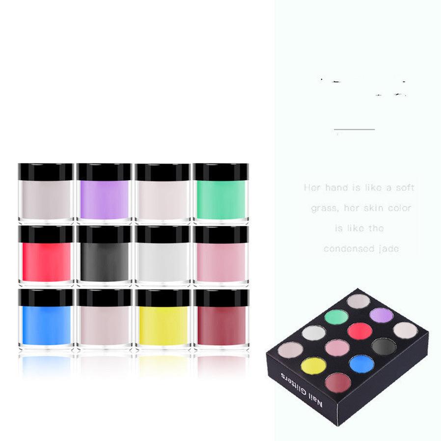 JMT-264842 Crystal Nail Sequins Set - 12, 18, or 24 Color Options, 230g Pack