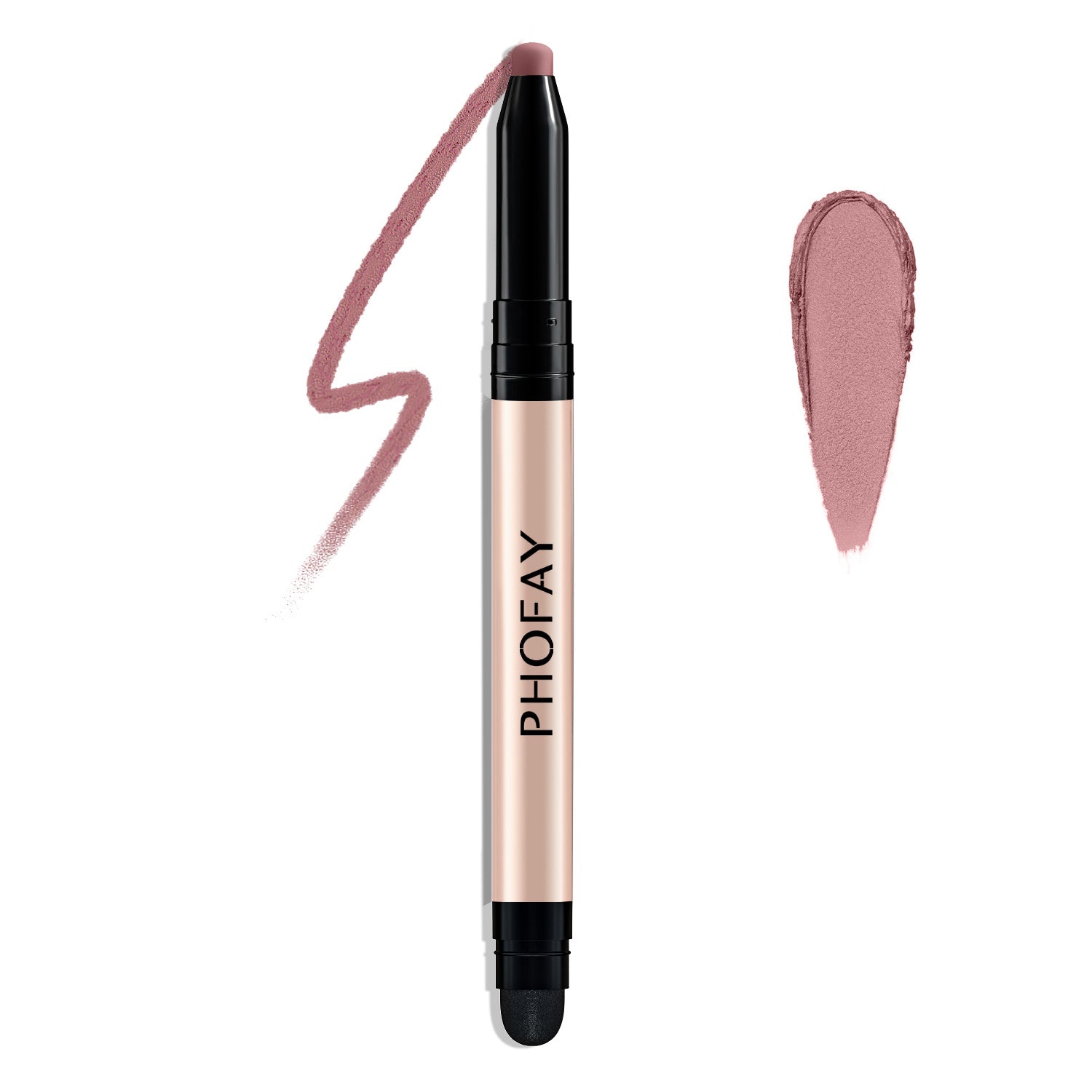 JMT-264970 PHOFAY Waterproof Eyeshadow Stick with Built-in Smudger for Easy Application