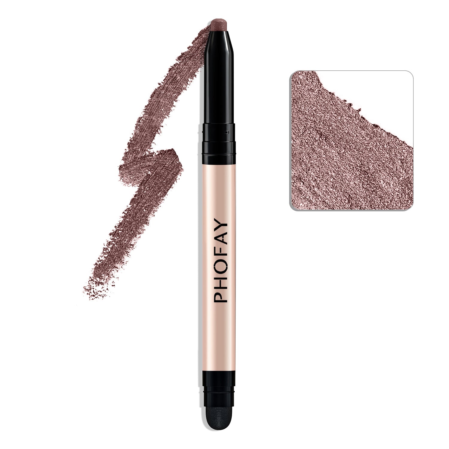 JMT-264970 PHOFAY Waterproof Eyeshadow Stick with Built-in Smudger for Easy Application