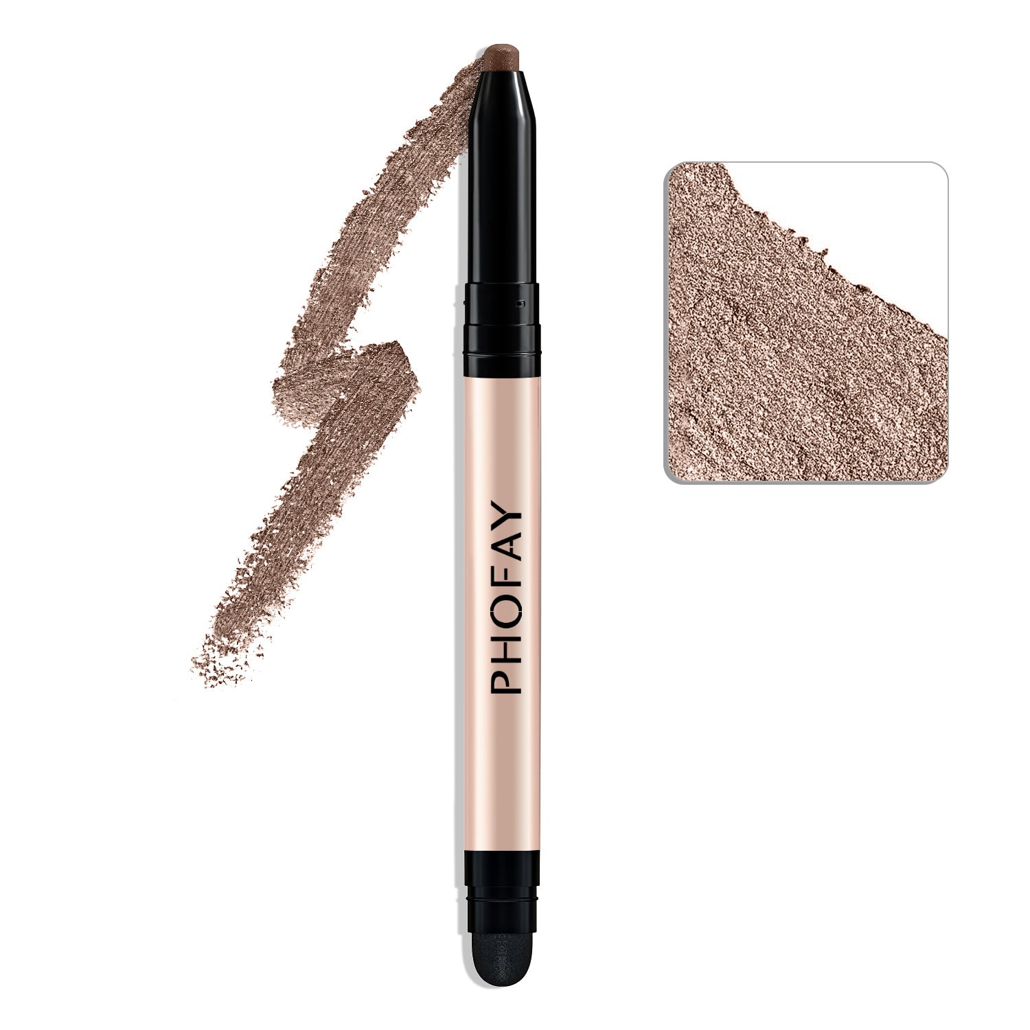 JMT-264970 PHOFAY Waterproof Eyeshadow Stick with Built-in Smudger for Easy Application