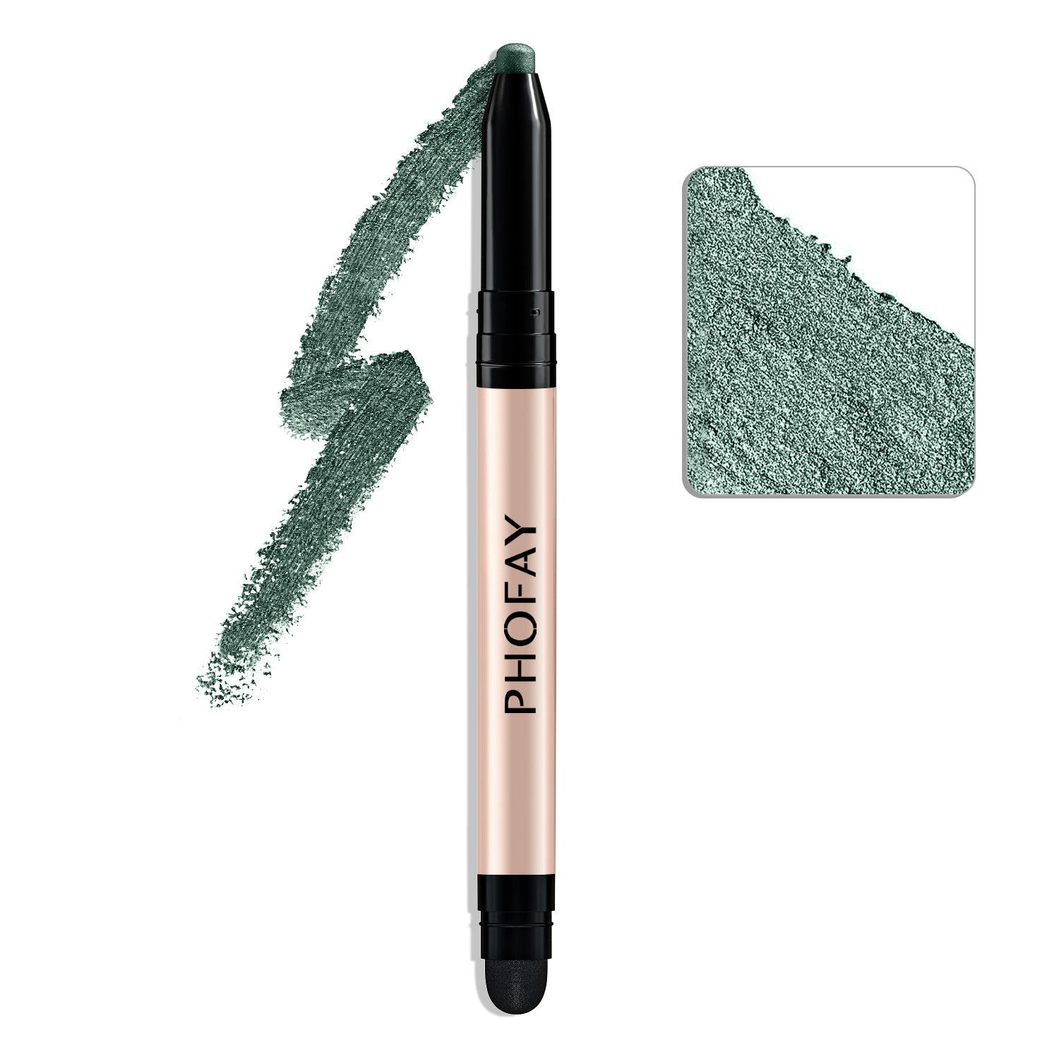 JMT-264970 PHOFAY Waterproof Eyeshadow Stick with Built-in Smudger for Easy Application