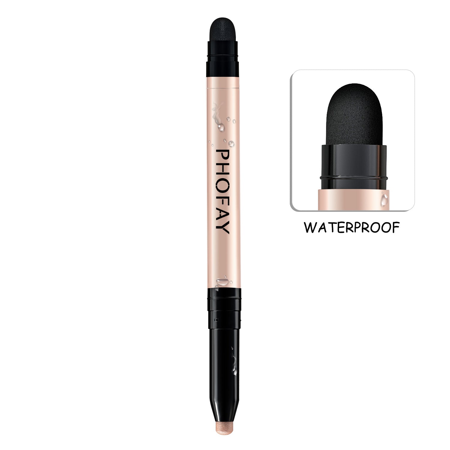 JMT-264970 PHOFAY Waterproof Eyeshadow Stick with Built-in Smudger for Easy Application