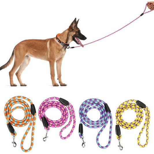 JMT-265034 Universal Nylon Leash for Small and Medium Dogs and Cats – Durable, Adjustable, 1.2m Length in Multiple Colors
